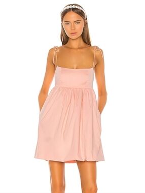 Revolve LPA Light Pink Babydoll Daria Dress, M